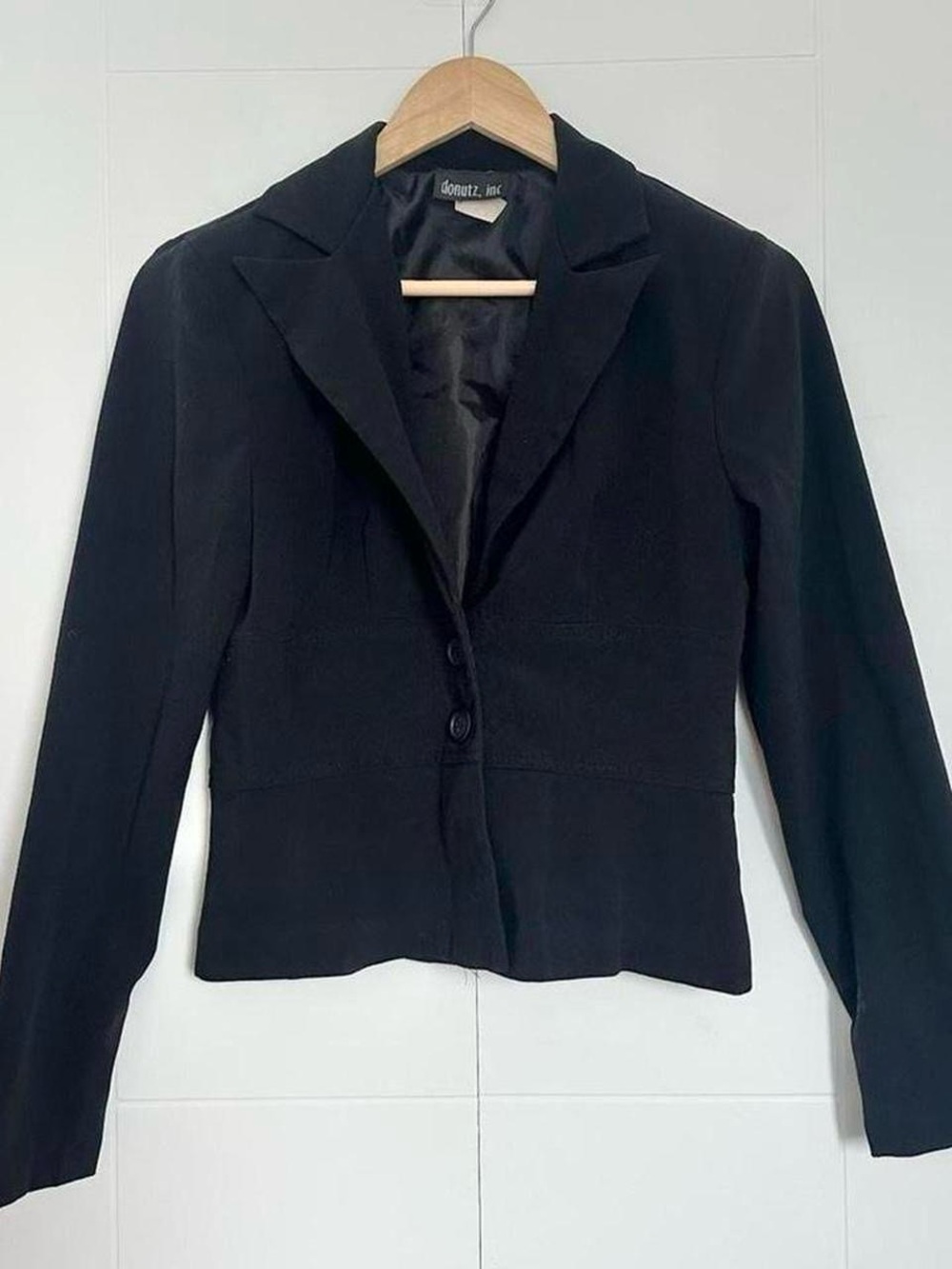Vintage 2000s cropped blazer top